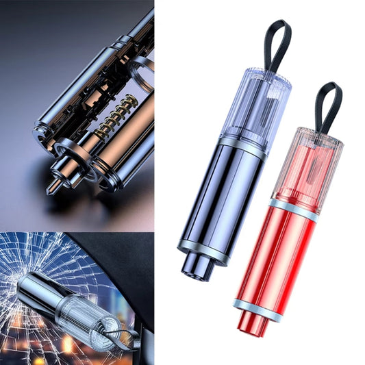 Car Safety Hammer Mini Auto Emergency Escape Glass Window Breaker Portable Seat Belt Cutter(Red) by buy2fix