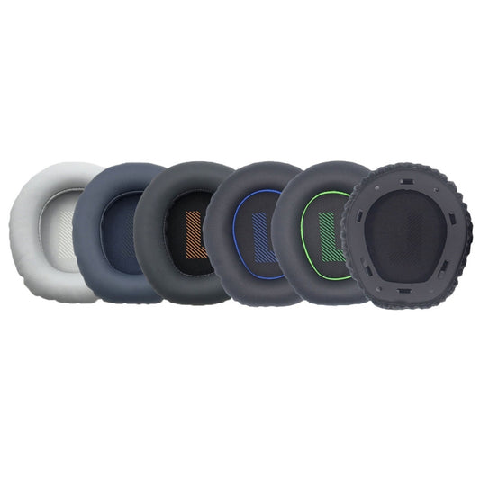 1pair For JBL Quantum Q100 Headphone Leather Sponge Cover Gaming Headset Earmuffs(Black Green) by buy2fix