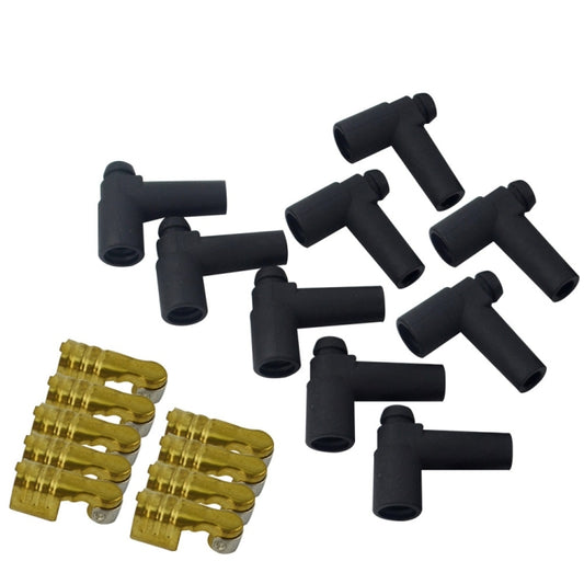 18pcs /Set Rubber Sleeve Stainless Steel Clamp Connector Ignition Coil Accessories by buy2fix