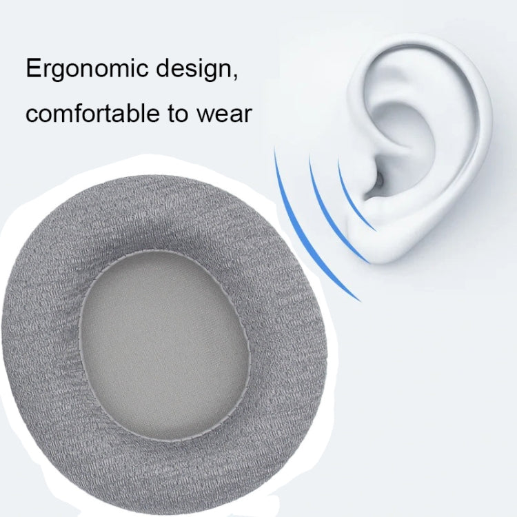 1pair For SteelSeries Arctis Nova 3 / 5 / 7 / Pro Wired Headphone Sponge Cover, Color: Gray Net by buy2fix