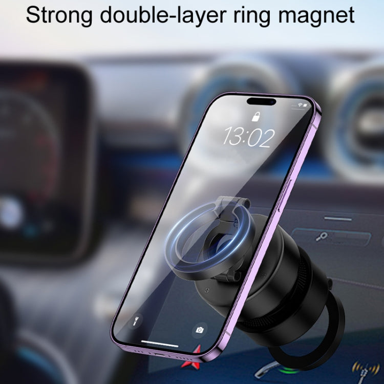 D1 Rotatable Magnetic Finger Ring Clip Car Phone Navigation Holder(Silver) by buy2fix