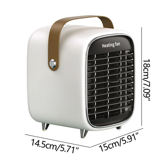 Y36 Mini Portable Desktop Heater Home Office Electric Heater, Color: EU Plug Green by buy2fix
