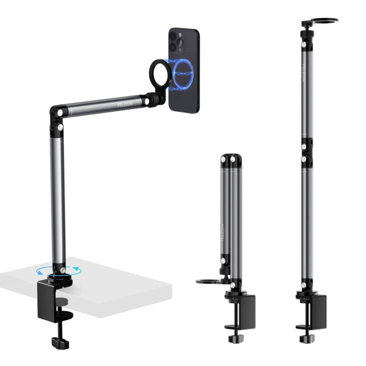 TELESIN P3-DS-02 Phone Video Live Streaming Magsafe Magnetic Mount(Clamping) by TELESIN
