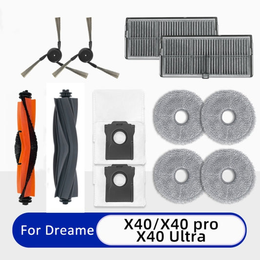 For Dreame X40 Pro / X40 Ultra Robot Vacuum Replacement, Spec: Bristle Brush by buy2fix