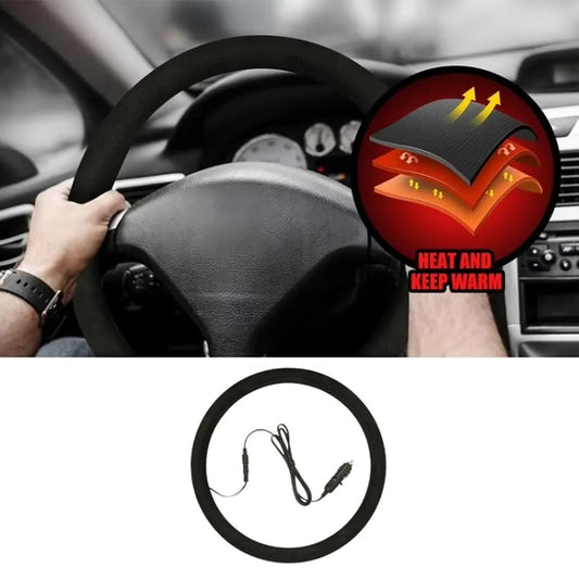 38cm Rayhong Universal Car Quick-heating Heated Steering Wheel Cover by buy2fix