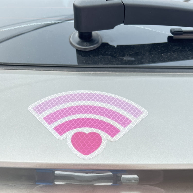 3pcs / Set Vehicle Electronic Car Cover Scratches Night Collision Decorative Signal Reflective Warning Stickers by buy2fix