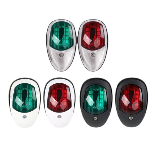 Marine Navigation Warning Light Signal LED Yacht Light, Color: White Shell Green by buy2fix
