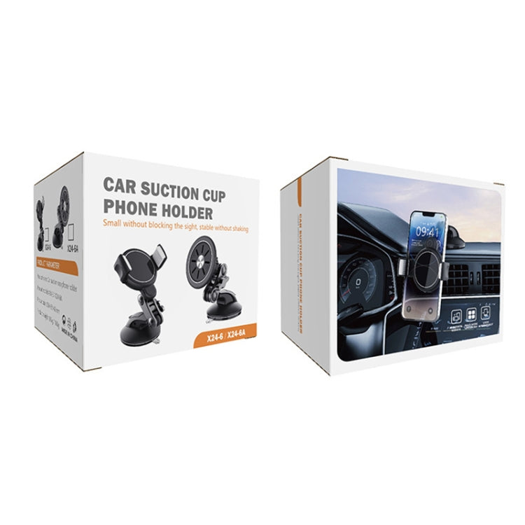 Central Control Instrument Panel Car Navigation Universal Phone Holder, Model: X24-6 Clip Suction Cup by buy2fix