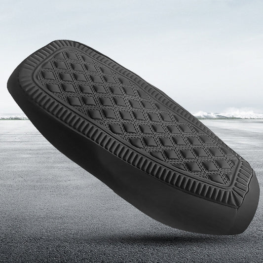 Small Electrical Bike Warm Breathable Non-Slip Cushion Cover(Black) by buy2fix