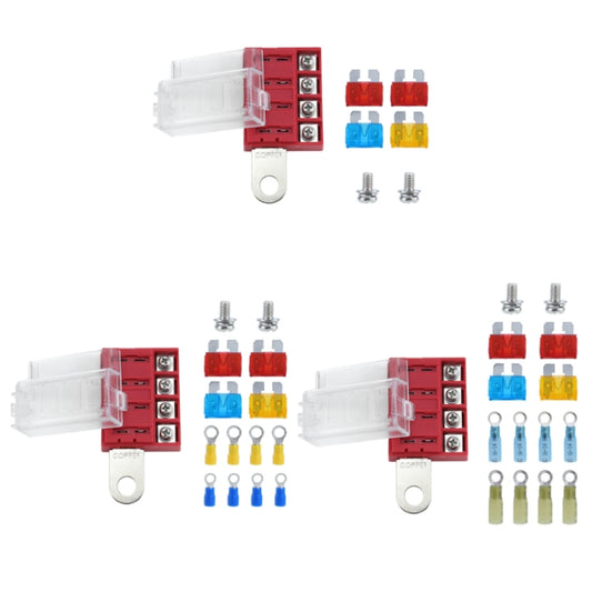 4-way RV Yacht Ignition Protection Battery Terminal Fuse Block, Specification: Two by buy2fix