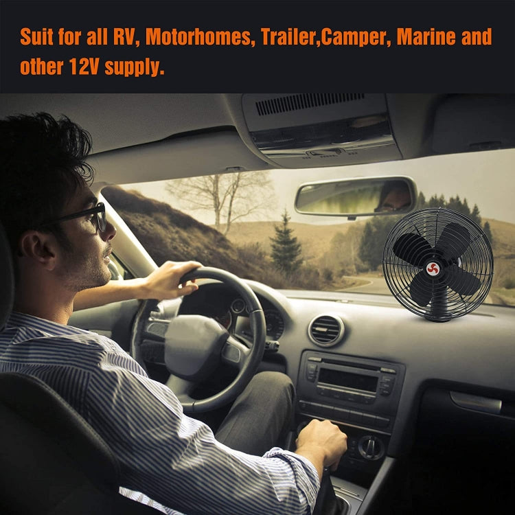 Engineering Car Excavator Strong Cooling High Power Fan, Size: 6 Inch 24V by buy2fix