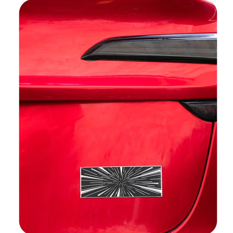 Car Sports Style Decoration Tail Label, Specifications: Time Tunnel Label Metal by buy2fix