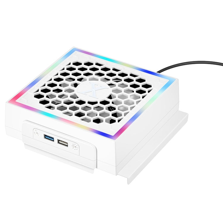 For XBOX Series S Console Side-mounted Cooling Fan RGB Color Light Radiator - Other by buy2fix | Online Shopping UK | buy2fix