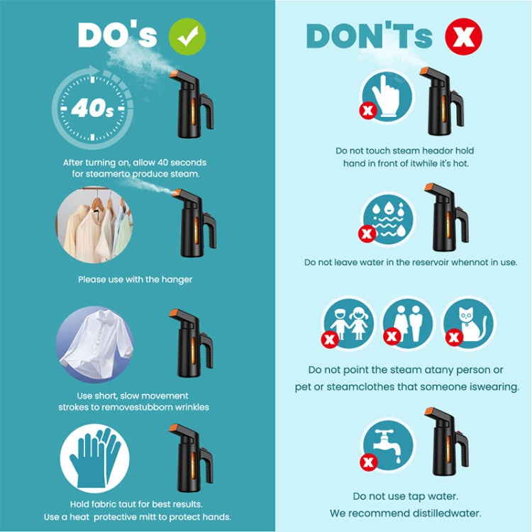 GY-168 Portable Handheld Hanging Iron Wet And Dry Dual-Use Electric Iron, Spec: US Plug by buy2fix