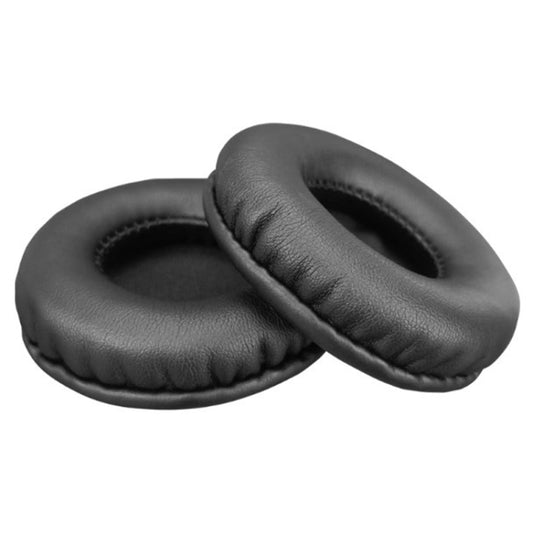 For Edifier K550 2pcs Headphone Sponge Leather Case 6cm Earmuffs(Black) by buy2fix