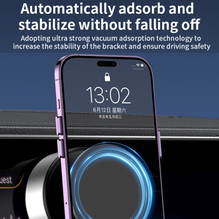 AIMITE X11 Car Vacuum Adsorption Cell Phone Magnetic Holder Universal Adjustable Navigation Support Bracket(Silver Ordinary Model) - Universal Car Holders by AIMITE | Online Shopping UK | buy2fix