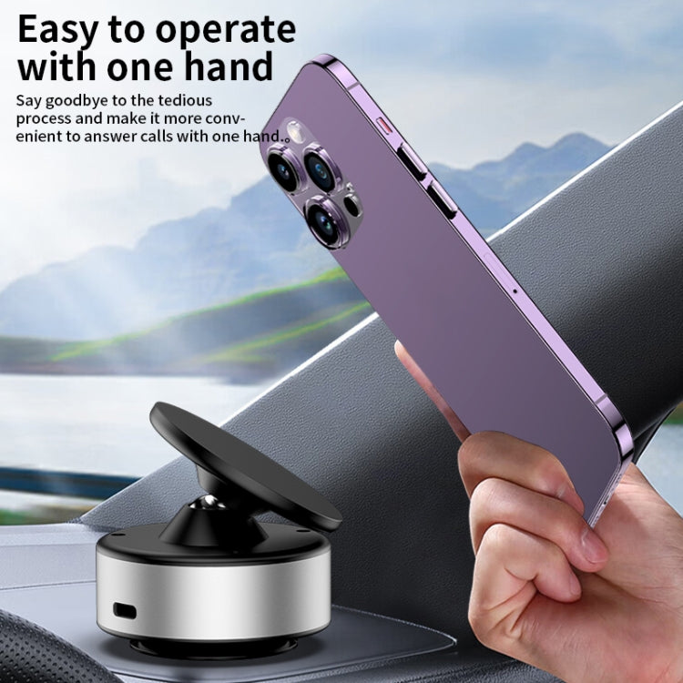 AIMITE X11 Car Vacuum Adsorption Cell Phone Magnetic Holder Universal Adjustable Navigation Support Bracket(Silver Ordinary Model) - Universal Car Holders by AIMITE | Online Shopping UK | buy2fix