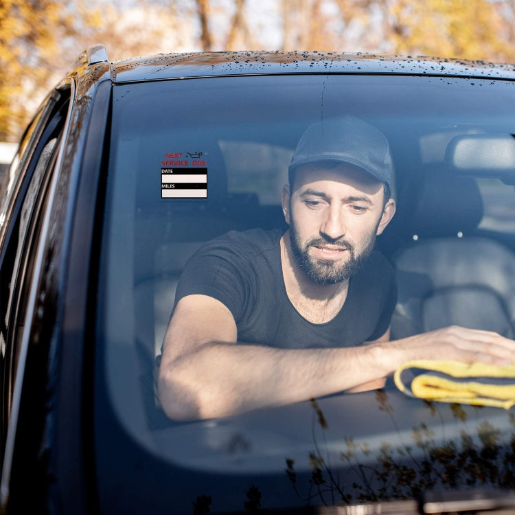 Car Oil Change/Maintenance Reminder Window Sticker(100pcs /Roll) by buy2fix