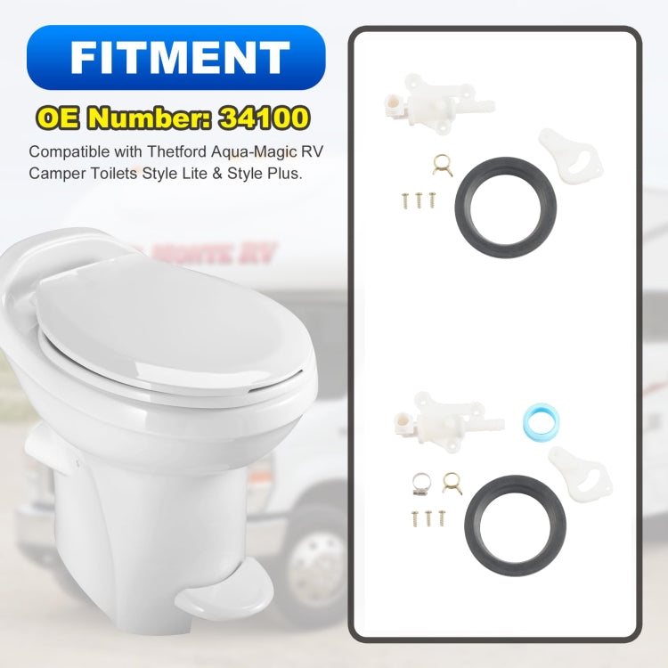 RV Toilet Water Module Components For Thetford Aqua-Magic, Model: A10100 by buy2fix