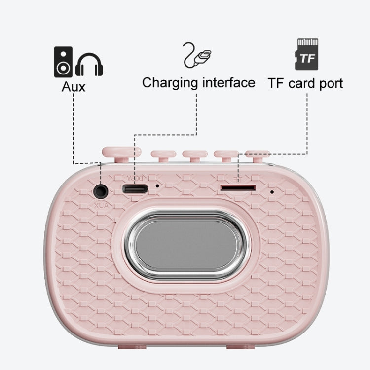 P13 Multifunctional White Noise Sleeper Home Bedside Desktop Wireless Plug-In Bluetooth Speaker(Pink) - Desktop Speaker by buy2fix | Online Shopping UK | buy2fix