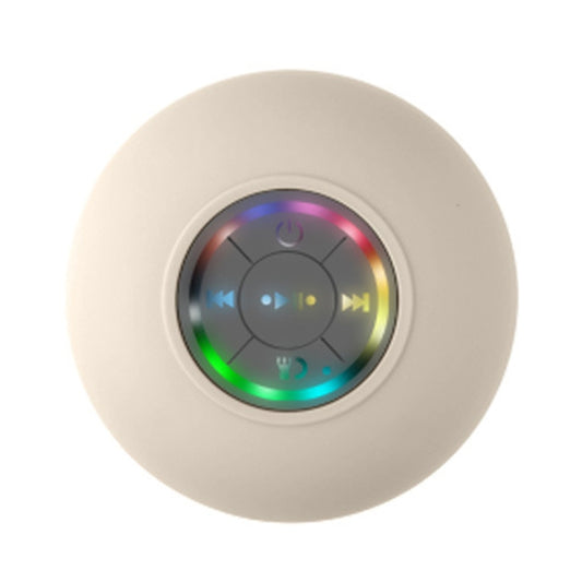 BT-07 Portable Large Suction Cup Waterproof Bathroom Bluetooth Speaker(White) - Waterproof Speaker by buy2fix | Online Shopping UK | buy2fix