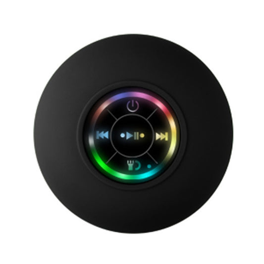 BT-07 Portable Large Suction Cup Waterproof Bathroom Bluetooth Speaker(Black) - Waterproof Speaker by buy2fix | Online Shopping UK | buy2fix