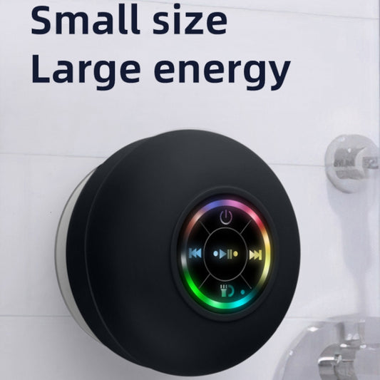 BT-07 Portable Large Suction Cup Waterproof Bathroom Bluetooth Speaker(White) - Waterproof Speaker by buy2fix | Online Shopping UK | buy2fix