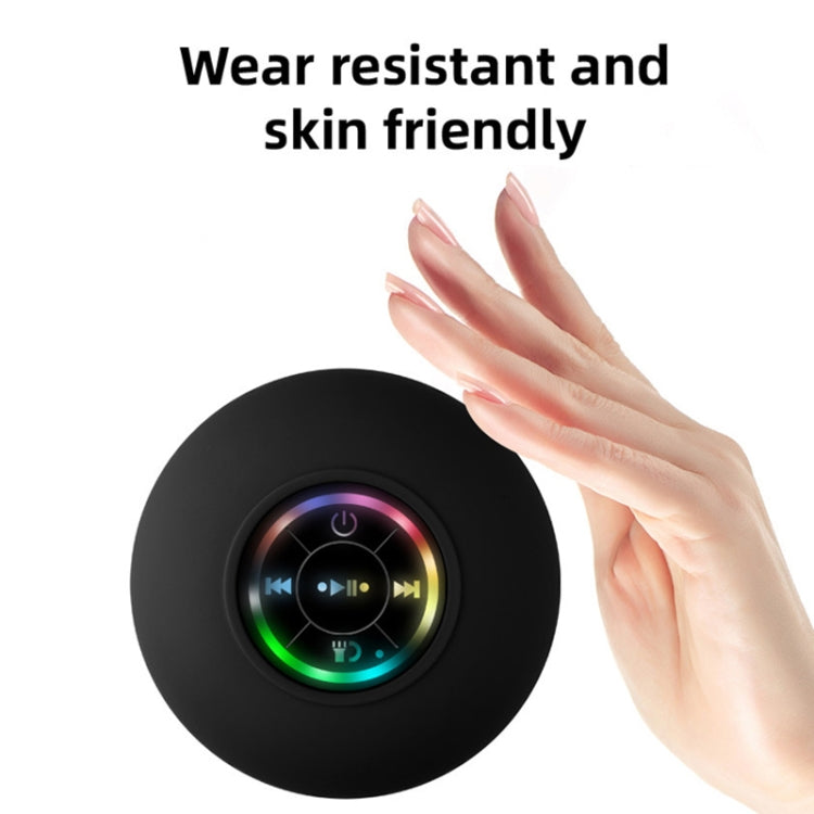BT-07 Portable Large Suction Cup Waterproof Bathroom Bluetooth Speaker(White) - Waterproof Speaker by buy2fix | Online Shopping UK | buy2fix
