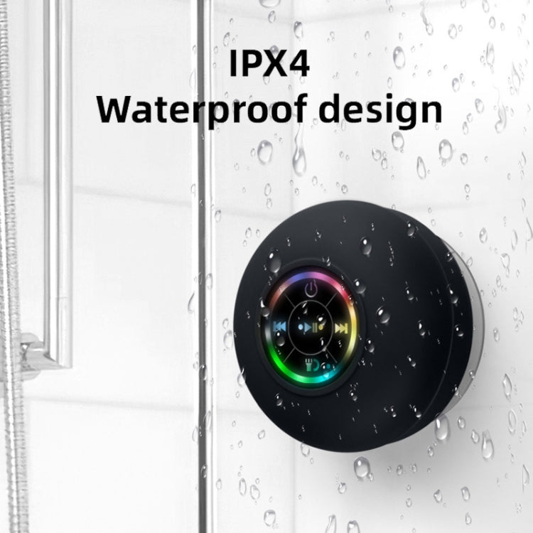 BT-07 Portable Large Suction Cup Waterproof Bathroom Bluetooth Speaker(White) - Waterproof Speaker by buy2fix | Online Shopping UK | buy2fix