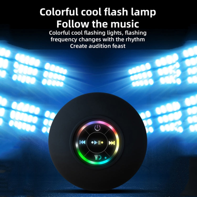 BT-07 Portable Large Suction Cup Waterproof Bathroom Bluetooth Speaker(White) - Waterproof Speaker by buy2fix | Online Shopping UK | buy2fix
