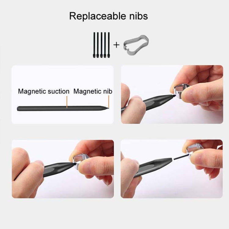 4096 Grade Pressure Sensitive EMR Stylus, Style: D-002 Standard+5 Felt Tips+1 Pen Clip - Stylus Pen by buy2fix | Online Shopping UK | buy2fix