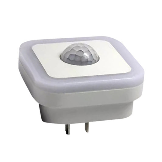 3W Home LED Human Auto Sensor Night Light Plug-In Wiring-Free Staircase Corridor Aisle Light, US Plug(White Light) - Sensor LED Lights by buy2fix | Online Shopping UK | buy2fix