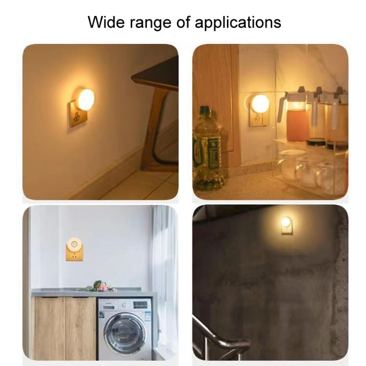 3W LED Human Body Sensor Light Smart Light Control Infrared Plug- in Night Lamp Floor Bedroom Lamp, US Plug(White Light) - Sensor LED Lights by buy2fix | Online Shopping UK | buy2fix