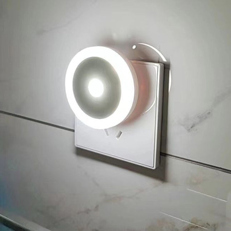 3W LED Human Body Sensor Light Smart Light Control Infrared Plug- in Night Lamp Floor Bedroom Lamp, US Plug(White Light) - Sensor LED Lights by buy2fix | Online Shopping UK | buy2fix