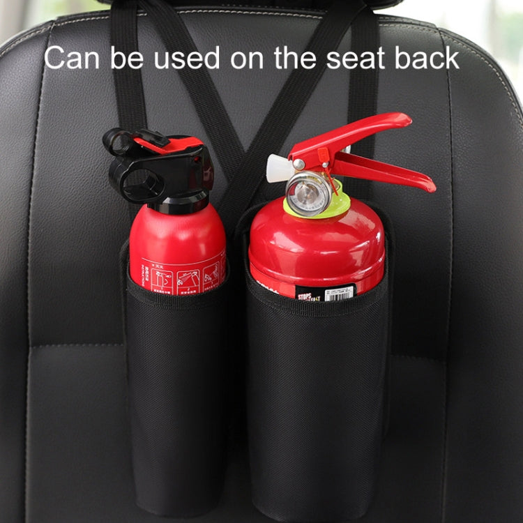 Medium Car Fire Extinguisher Storage Bag Auto Seatback Bag Cup Holder by buy2fix