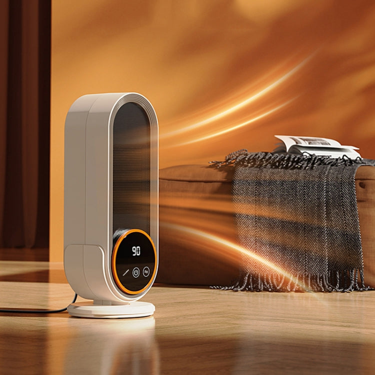 E68 1200W PTC Ceramic Heating Desktop Heater Smart Electric Heater, Plug: EU Plug(Standard Model) by buy2fix