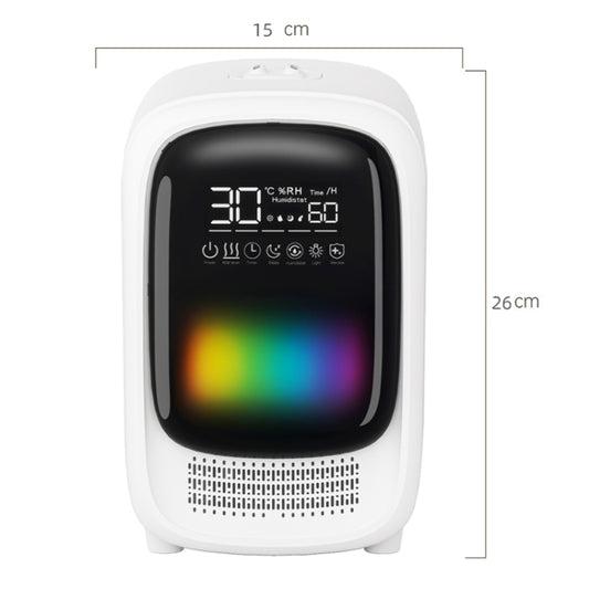 FS101 3.5L Colorful Light Home Bluetooth Music Aromatherapy Humidifier, Spec: UK Plug(Whtie) by buy2fix