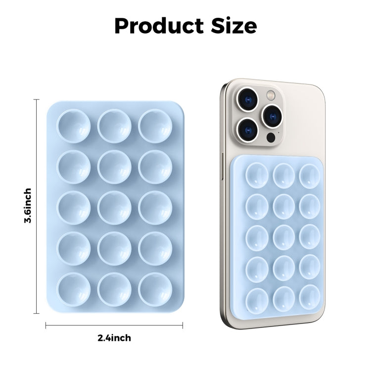 AhaStyle CY202 Suction Cup Magnetic Phone Holder Silicone Adhesive Mirror Sticker(Pink) - Hand-Sticking Bracket by AhaStyle | Online Shopping UK | buy2fix