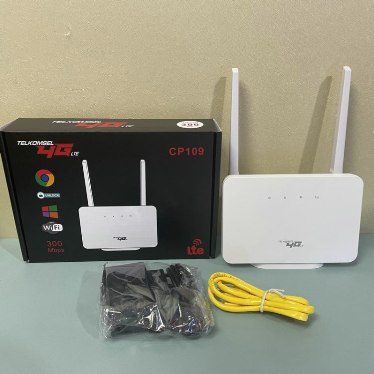 Asian Version 4G CPE Wireless Plug-In Mobile Router Network Cable Mobile WiFi, EU Plug by buy2fix