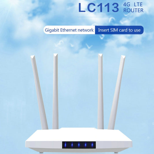 4G Wireless SIM Card Router 4G Hotspot Sharing Mobile CPE Full Netcom, EU Plug(白色) by buy2fix