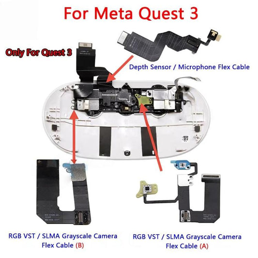For Meta Quest 3 VR Headset Repair Parts RGB VST SLMA Cable B - by buy2fix | Online Shopping UK | buy2fix