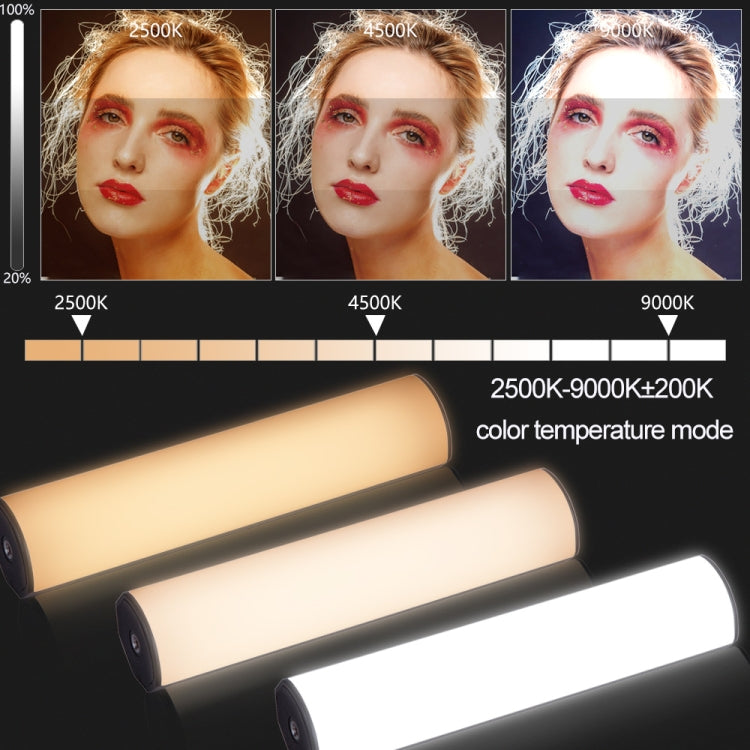 VLOGLITE W200RGB Full Colorful Handheld Fill Light Stick Live Photography Ambient Light Outdoor Lighting - by VLOGLITE | Online Shopping UK | buy2fix