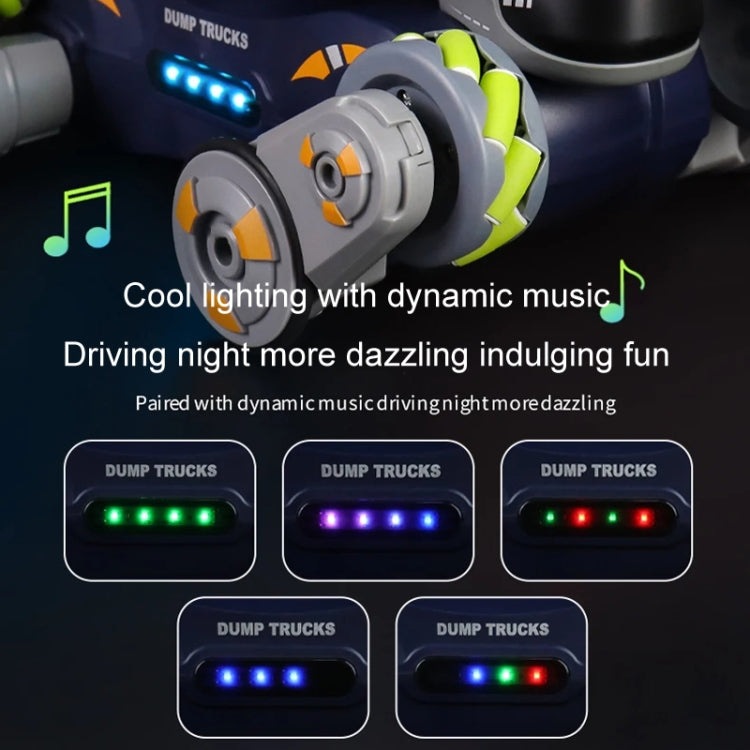 Eight Wheel Stunt Robot Dog Smart Gesture Sensor RC Kids Toy Car With Lights Music Spray Car, Style: Tank Green Single RC - RC Cars by buy2fix | Online Shopping UK | buy2fix