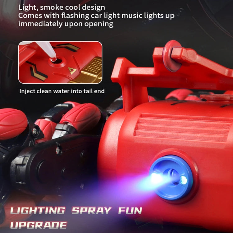 2.4G Kids Remote Control Toy Car Stunt Robot Dog Gesture Sensor Lights Music Spray Climbing Car, Color: Blue Single RC - RC Cars by buy2fix | Online Shopping UK | buy2fix