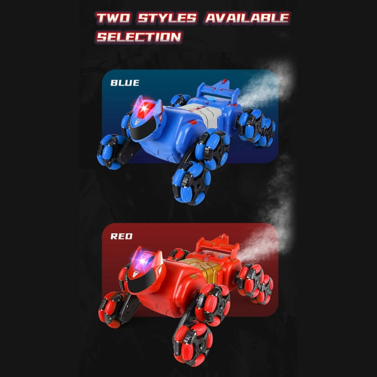 2.4G Kids Remote Control Toy Car Stunt Robot Dog Gesture Sensor Lights Music Spray Climbing Car, Color: Blue Single RC - RC Cars by buy2fix | Online Shopping UK | buy2fix