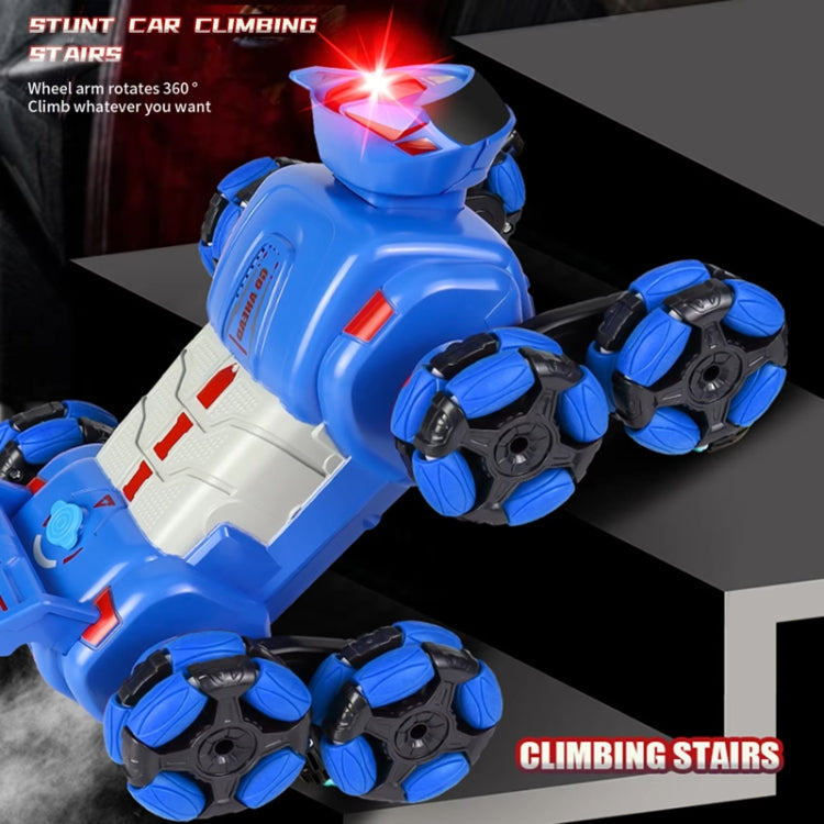2.4G Kids Remote Control Toy Car Stunt Robot Dog Gesture Sensor Lights Music Spray Climbing Car, Color: Blue Single RC - RC Cars by buy2fix | Online Shopping UK | buy2fix