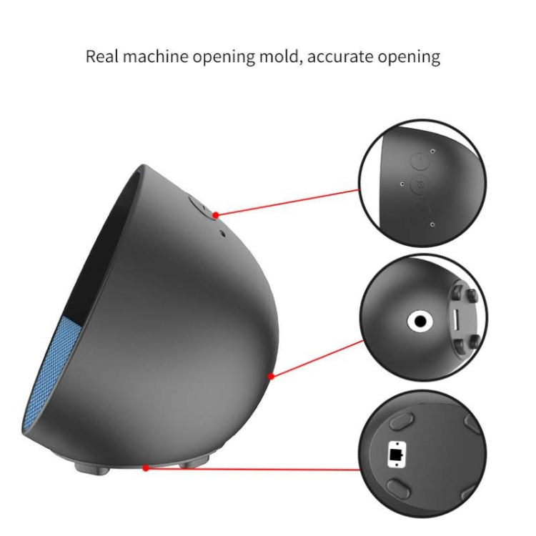 For Amazon Echo Spot (2024 Release) Silicone Cover Protective Case(Black) - Protective Case by buy2fix | Online Shopping UK | buy2fix