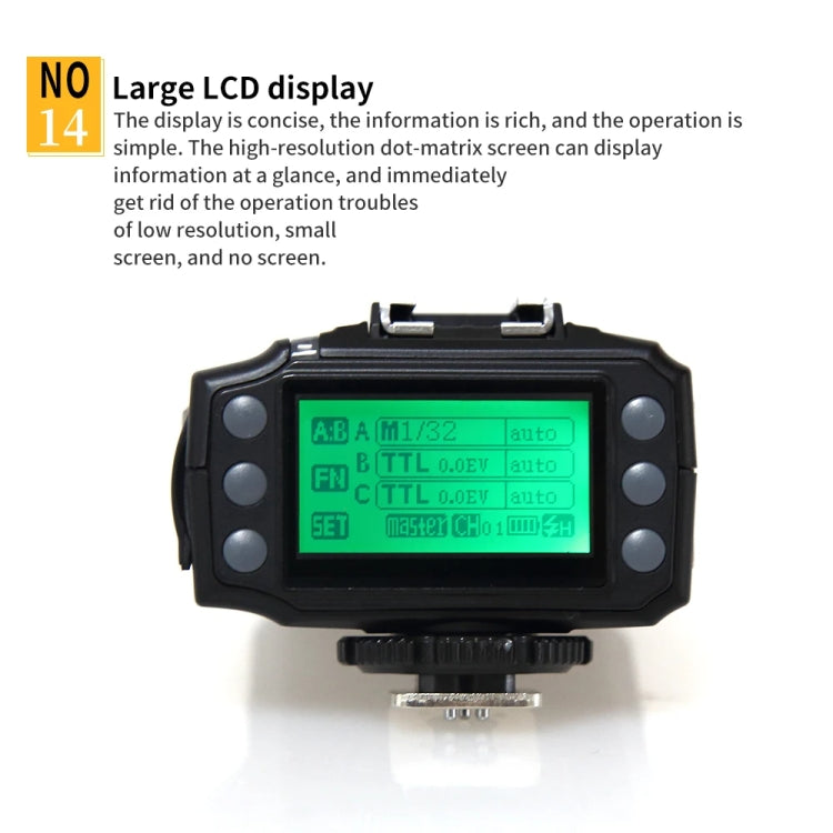For Sony Pixel King Pro Camera Wireless Radio Flash TTL Transmitter and Receiver - Wireless Flash Trigger by Pixel | Online Shopping UK | buy2fix
