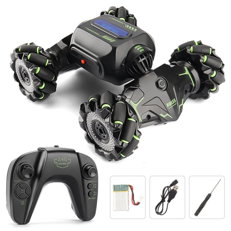 Children RC Car Toy Lights Electric Gesture Sensor Remote Control Twisting Stunt Car, Color: Green Single RC(1:12) - RC Cars by buy2fix | Online Shopping UK | buy2fix