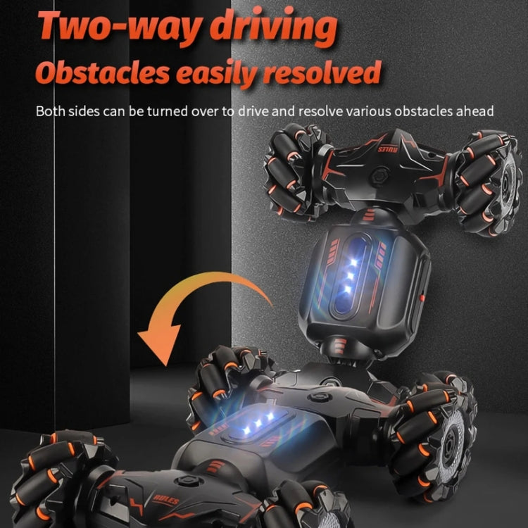 Children RC Car Toy Lights Electric Gesture Sensor Remote Control Twisting Stunt Car, Color: Orange Dual RC(1:12) - RC Cars by buy2fix | Online Shopping UK | buy2fix